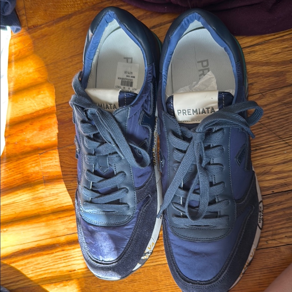 Premiata Men's Blue Sneakers